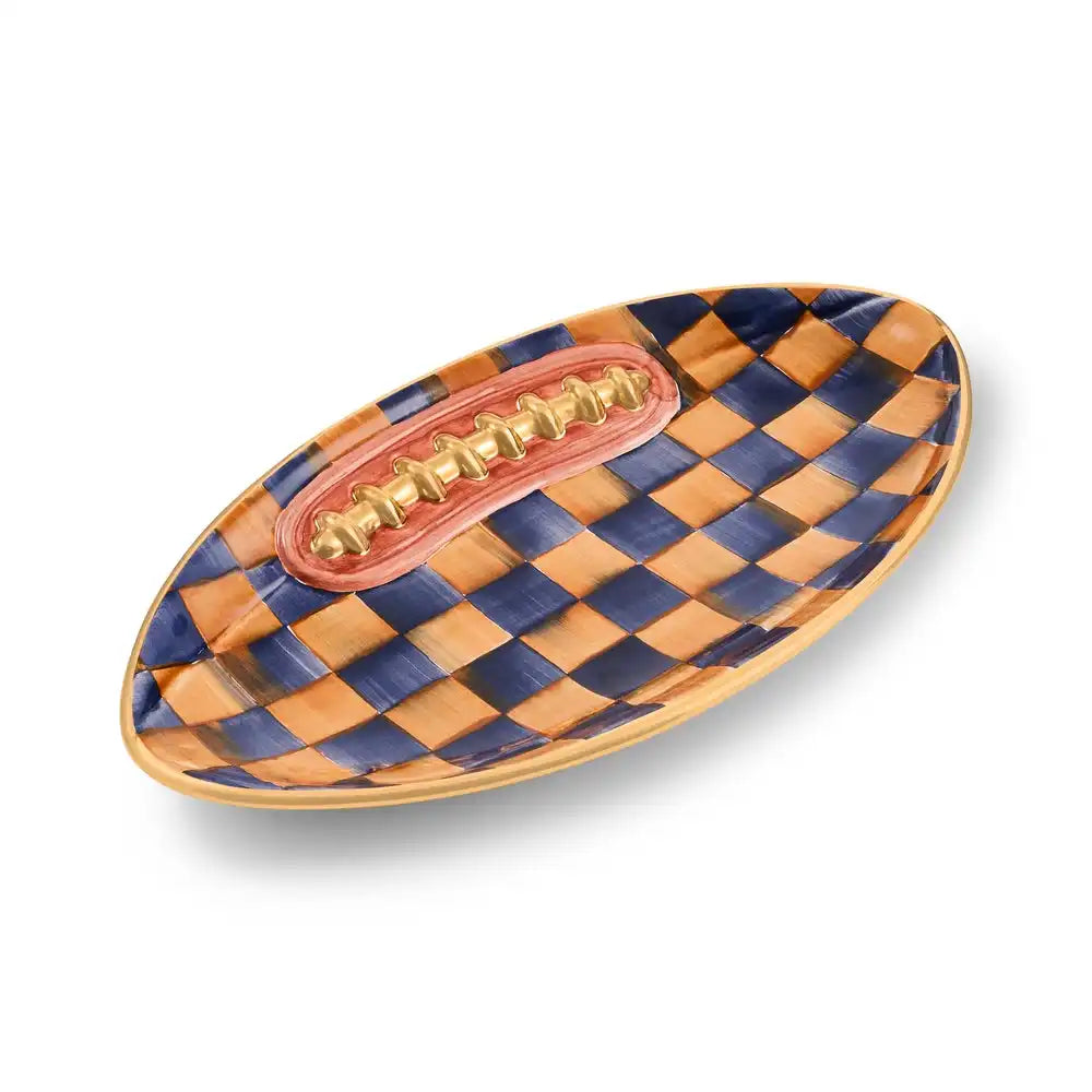 Courtly Check Football Platter