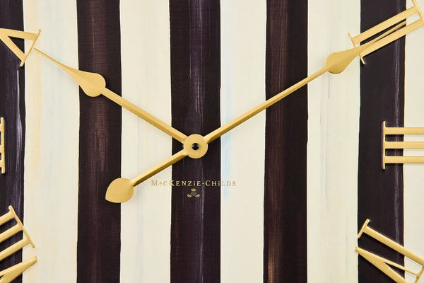 Courtly Stripe Wall Clock