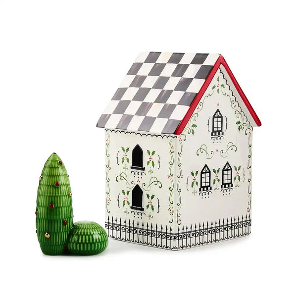 Holly Village Illuminated Ceramic Cottage