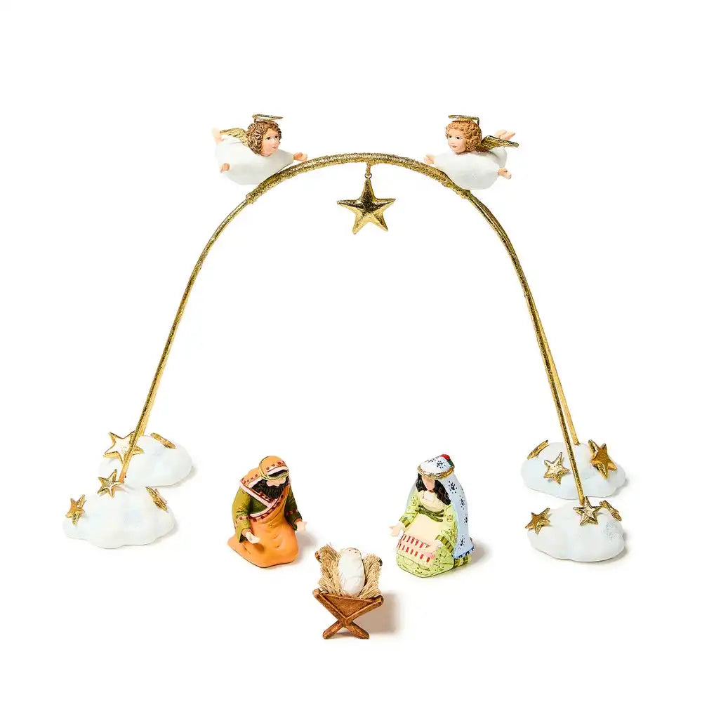 Patience Brewster Nativity Cherub Angels Mini Arch Set, Set of 4