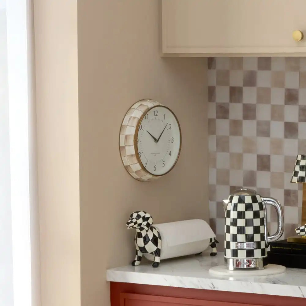 Rosy Check School Wall Clock