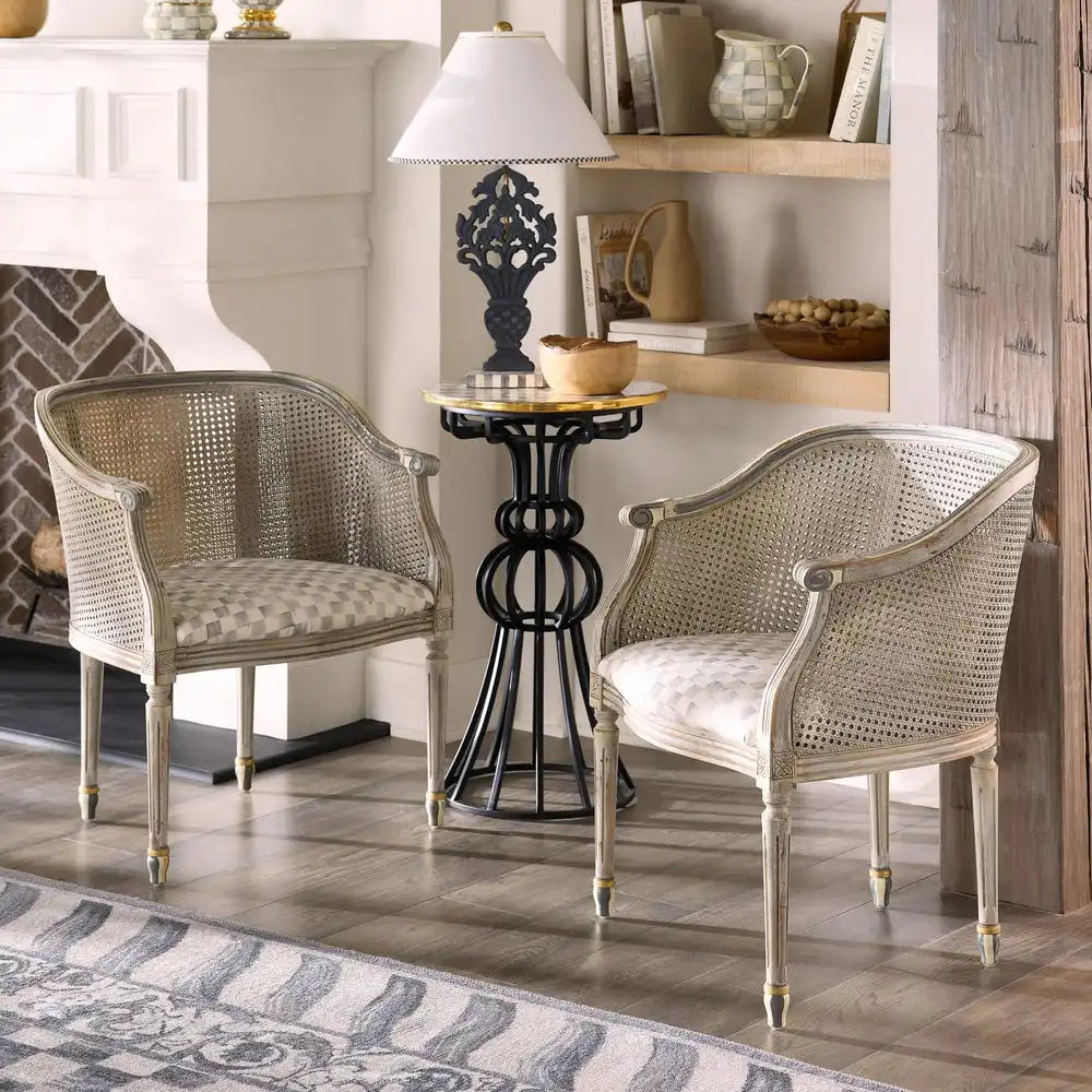 Sterling Check Perfetto Accent Chair