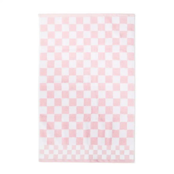 Black Check Hand Towel