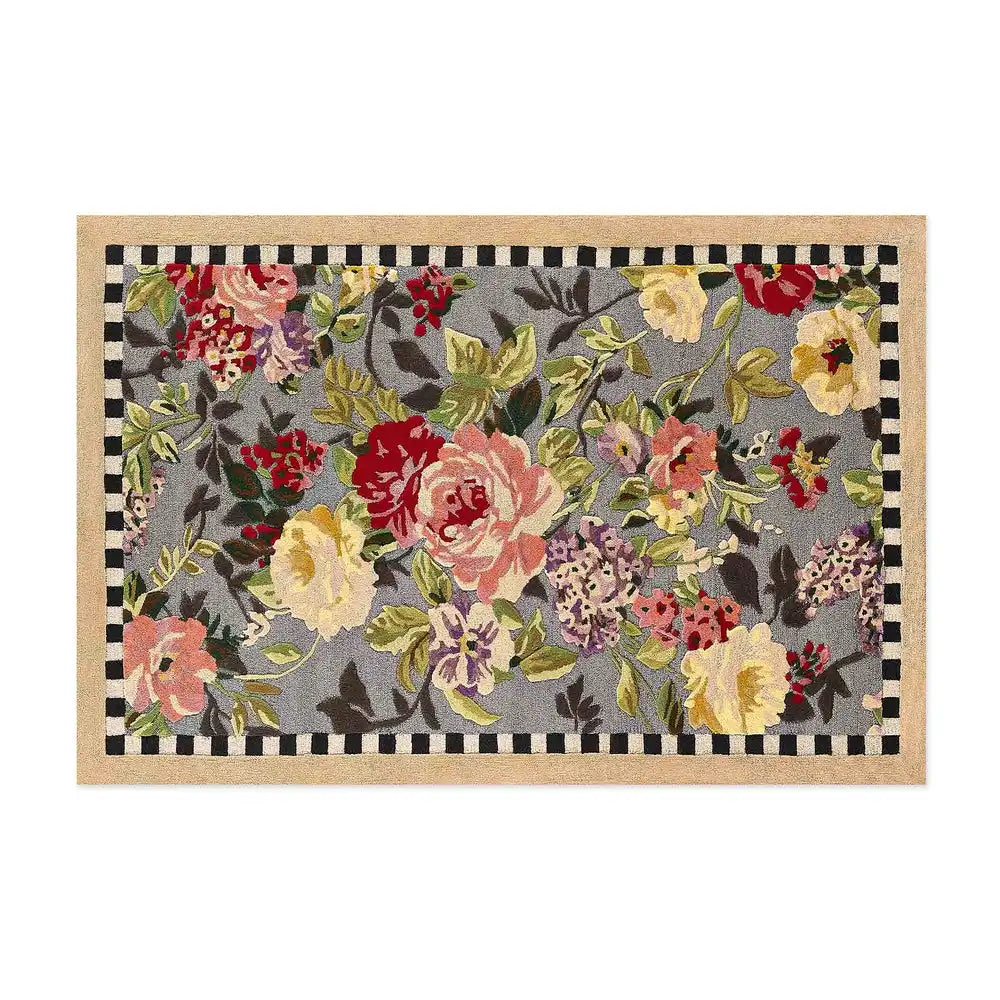 Tudor Rose 3' x 5' Washable Rug Main image