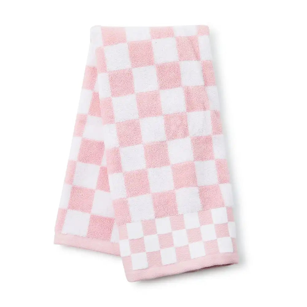 Black Check Hand Towel