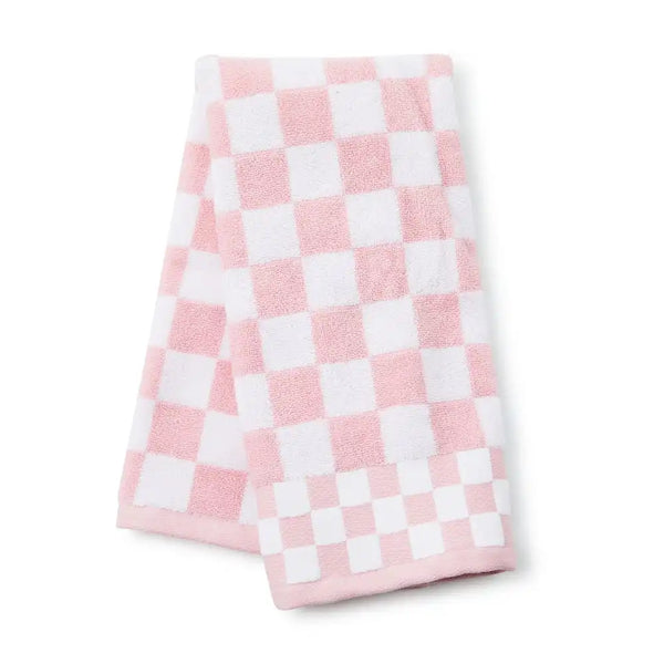 Black Check Hand Towel
