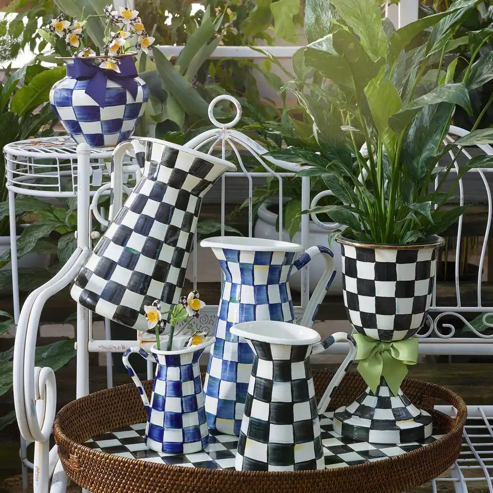 Sky Check Medium Practical Pitcher