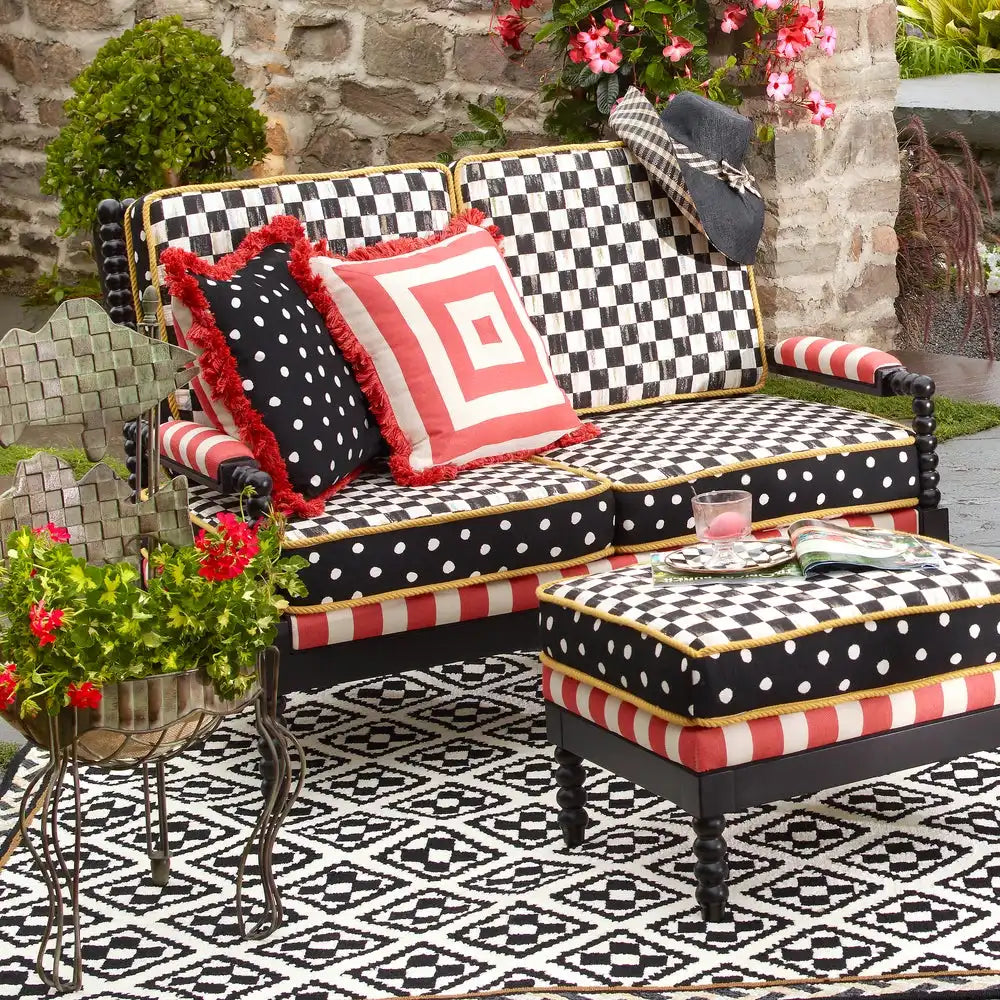 Spindle Cabana Outdoor Loveseat Secondary image