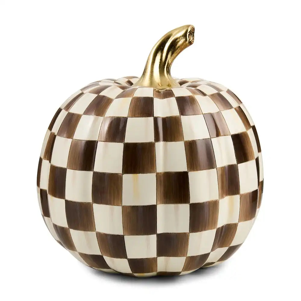 Chocolate Check Medium Pumpkin Main image
