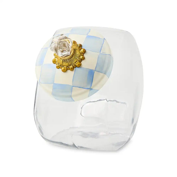 Cookie Jar with Courtly Check Lid