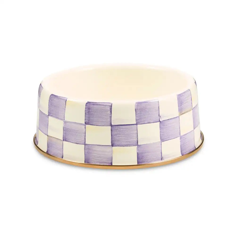 Sky Check Small Pet Dish