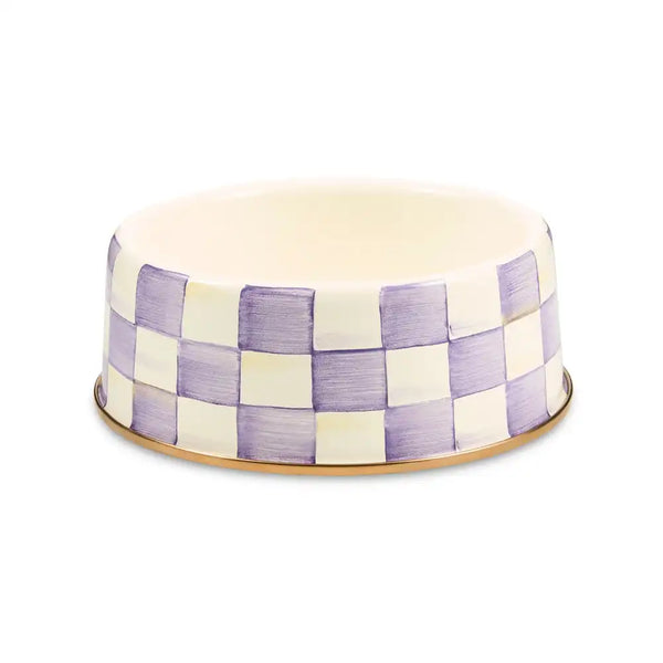 Sky Check Small Pet Dish