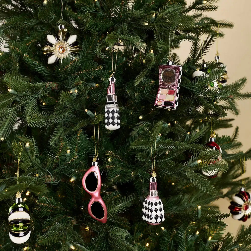 Courtly Cosmetic Glass Ornaments, Set of 4 Secondary image