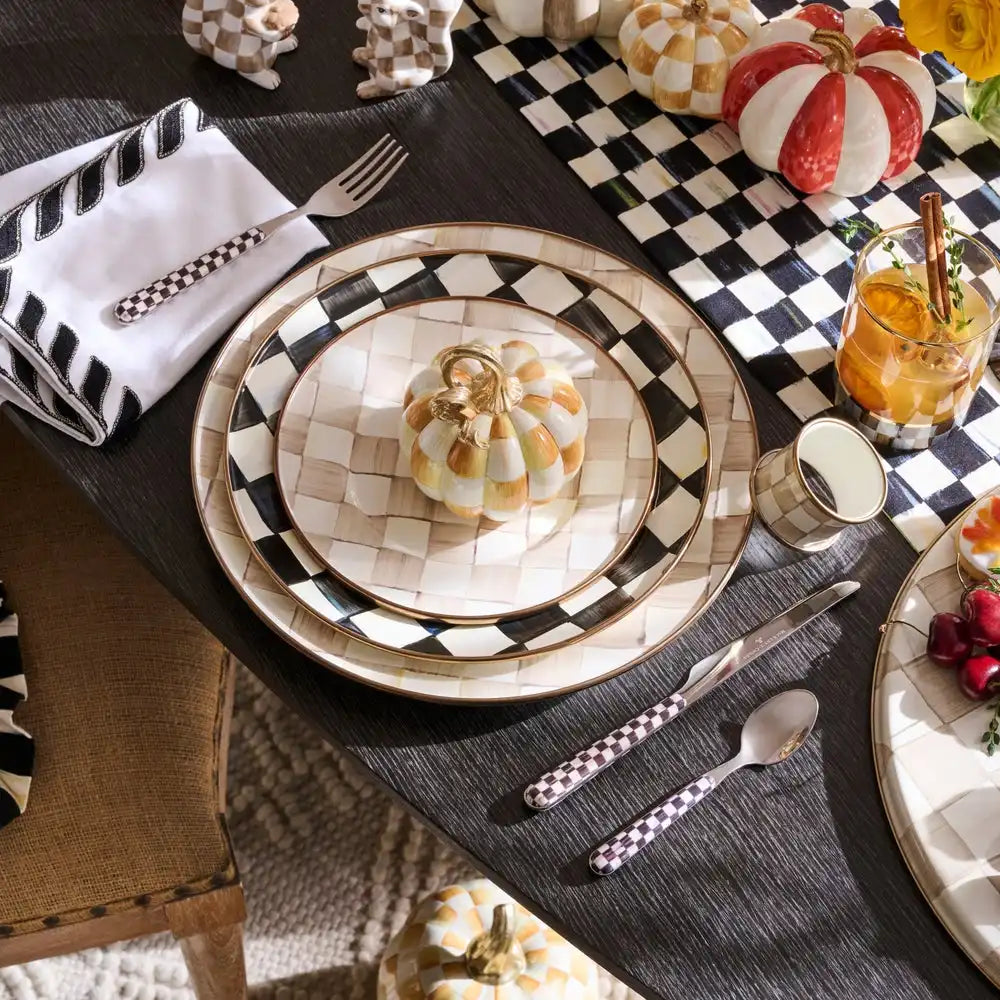 Courtly Check Bistro Flatware 5 Piece Place Setting