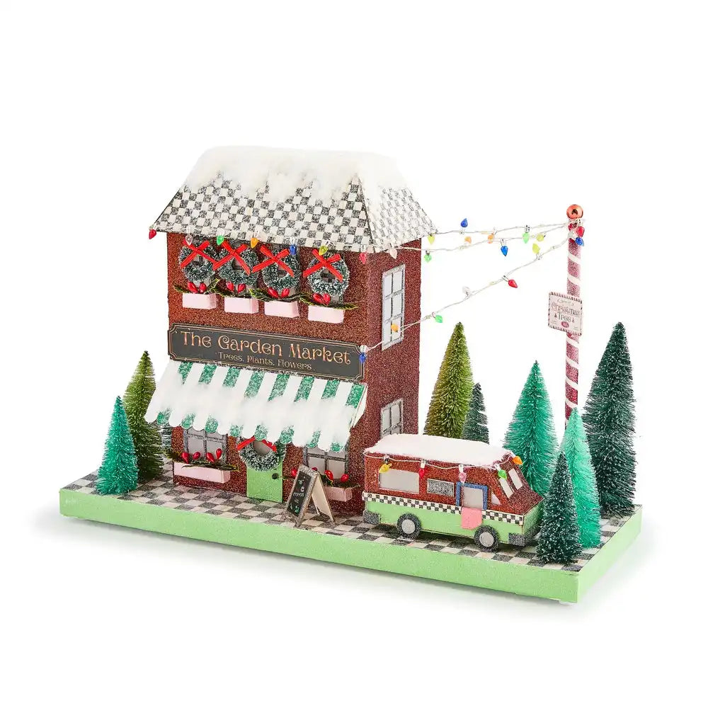 Check It Out Illuminated Garden Market Paper House Secondary image