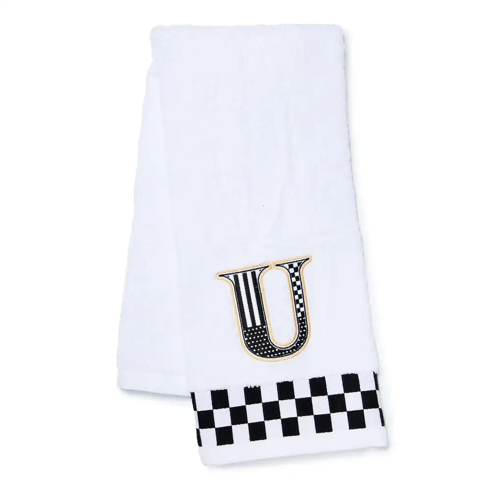 Monogram "V" Check Hand Towel