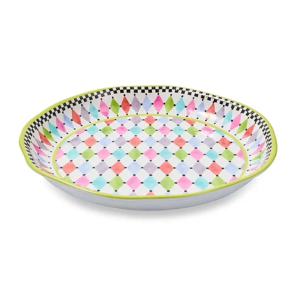Palm Springs Melamine Oval Platter