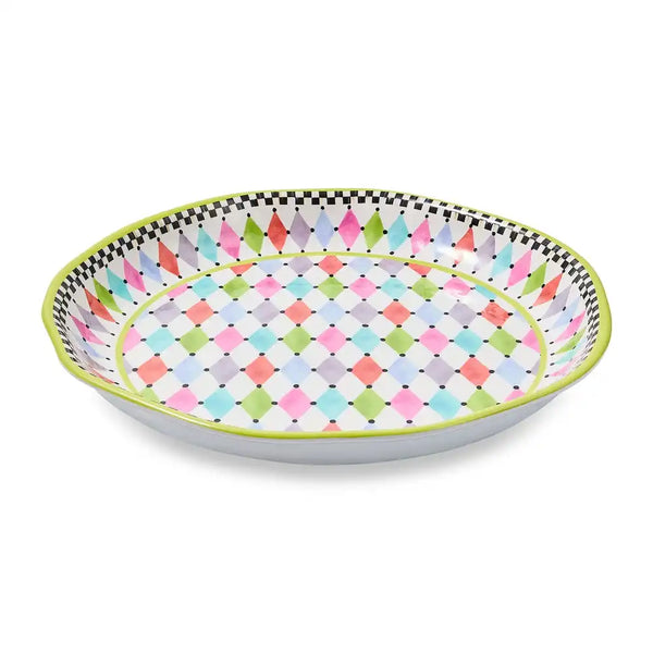 Palm Springs Melamine Oval Platter