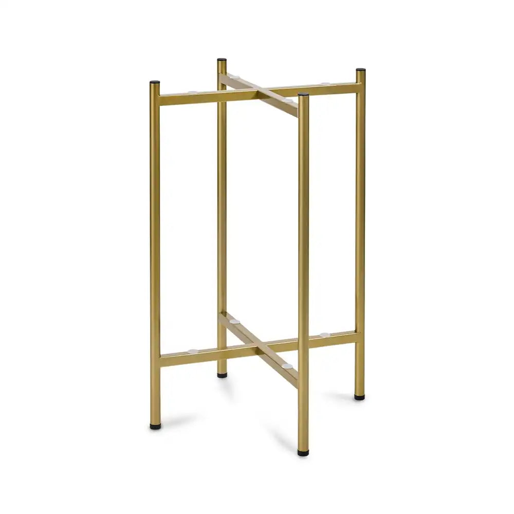 Courtly Check Enamel 2-Tier Cocktail Table