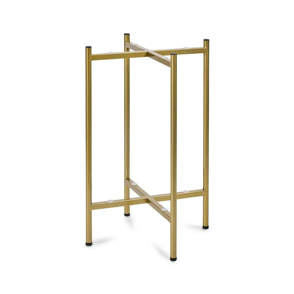 Courtly Check Enamel 2-Tier Cocktail Table