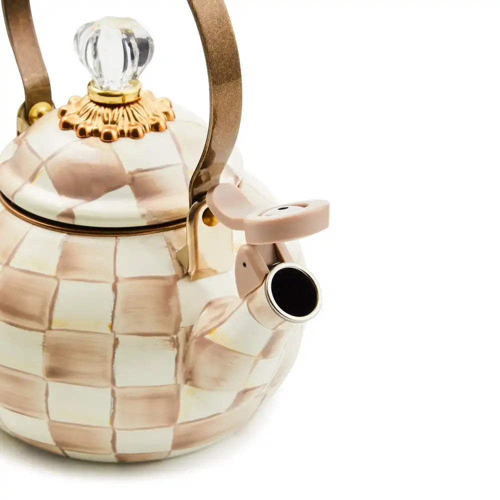 Courtly Check Whistling Tea Kettle