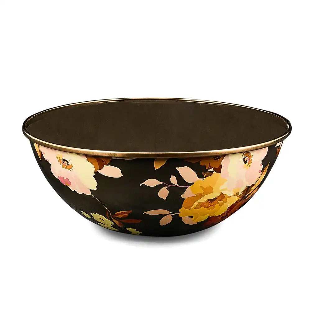 Wild Rose Brown Small Everyday Bowl