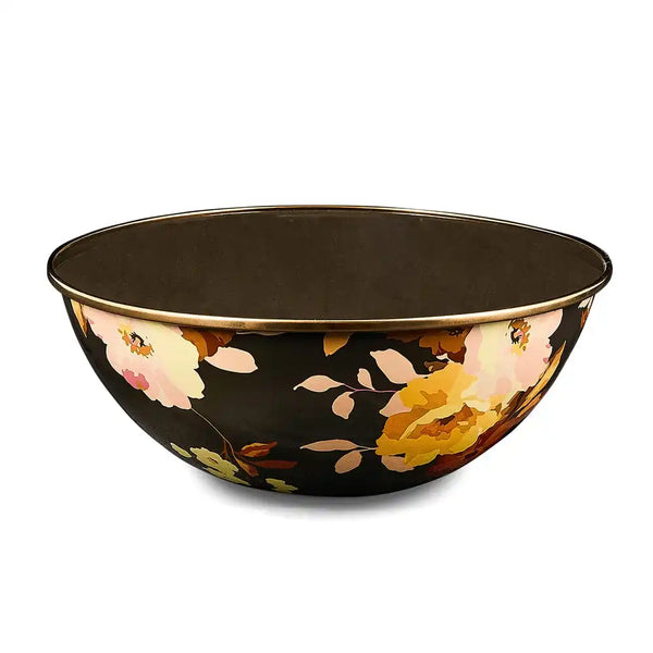 Wild Rose Brown Small Everyday Bowl