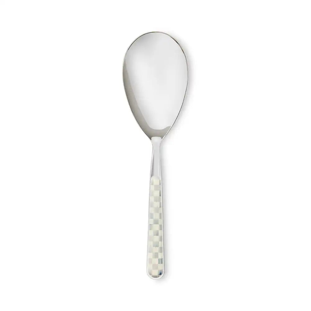 Mocha Check Bistro Serving Spoon