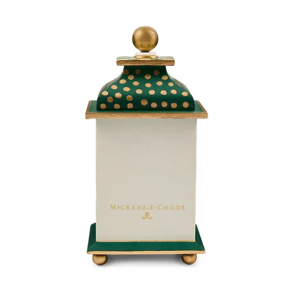 Emerald Check Desk Clock