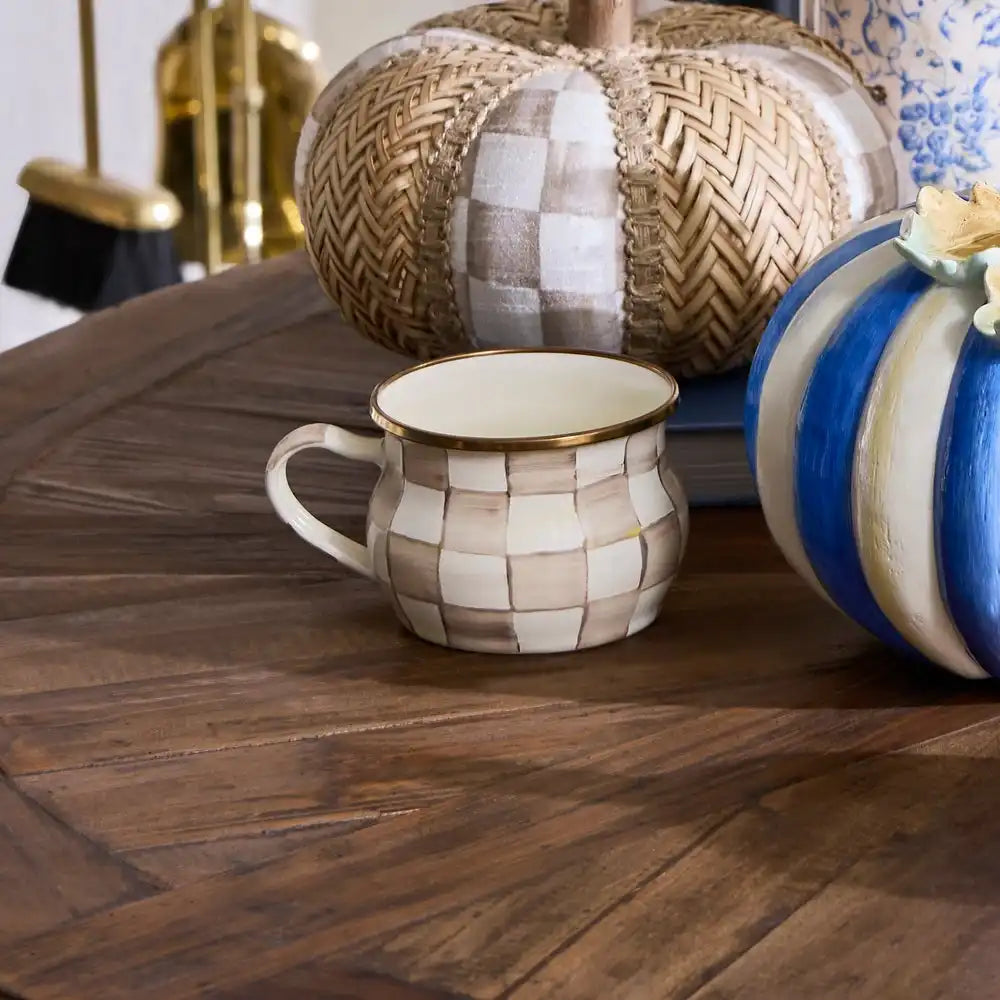 Sterling Check Saucer