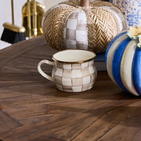 Sterling Check Saucer