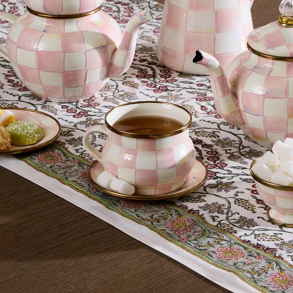 Sterling Check Saucer
