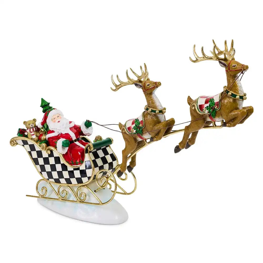 Illuminated Sleigh Ride & Reindeer Main image