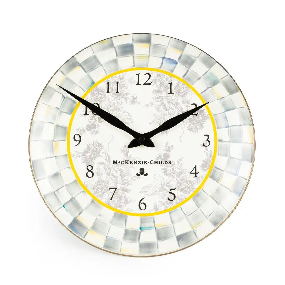 Royal Check Wall Clock
