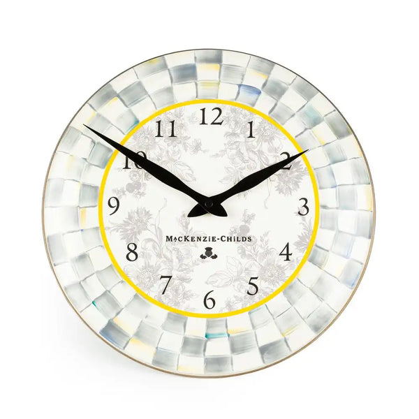Royal Check Wall Clock