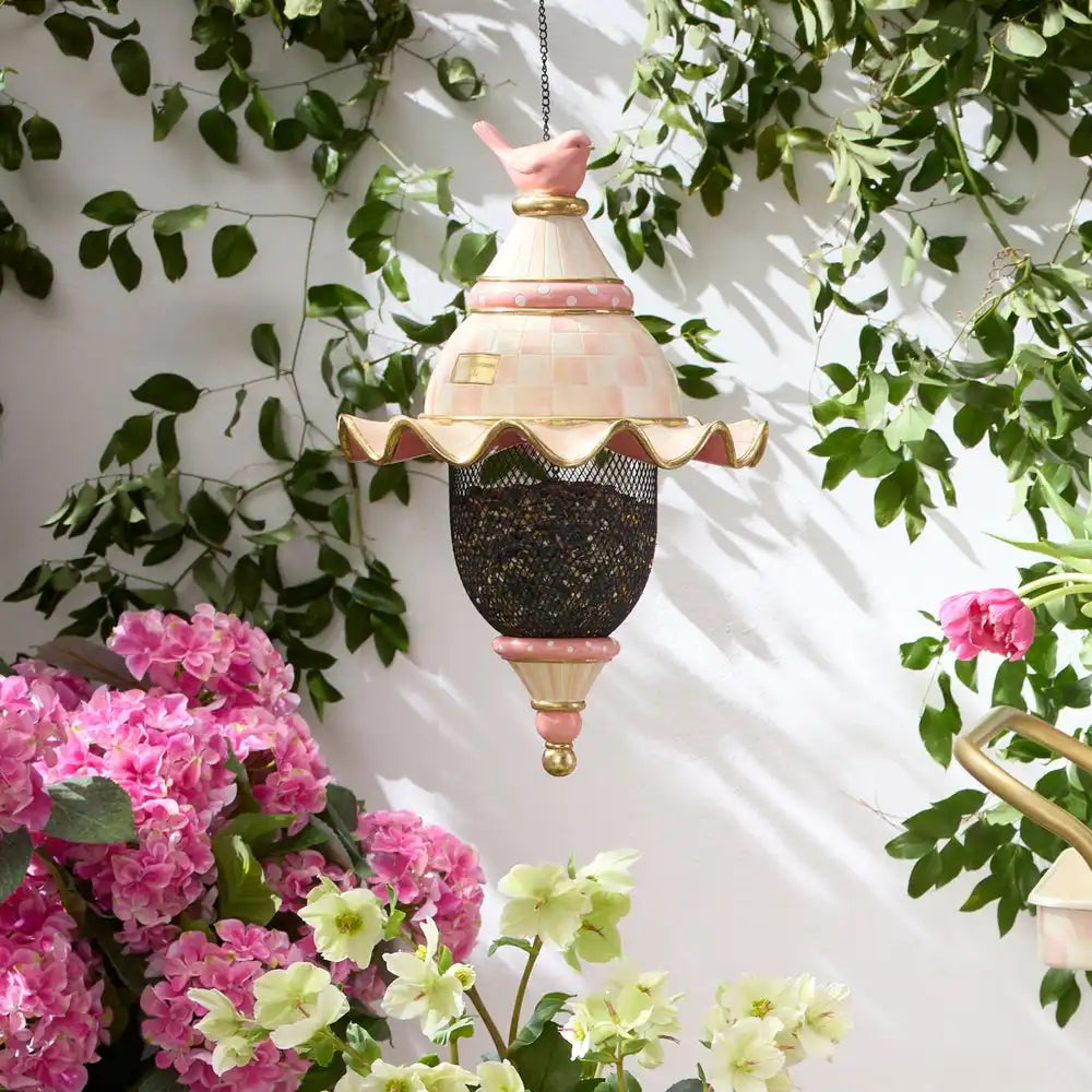 Rosy Check Pendant Bird Feeder Secondary image
