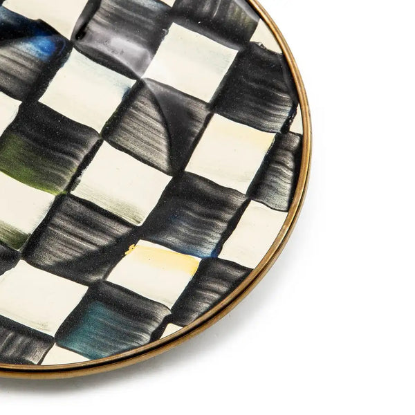 Sterling Check Saucer