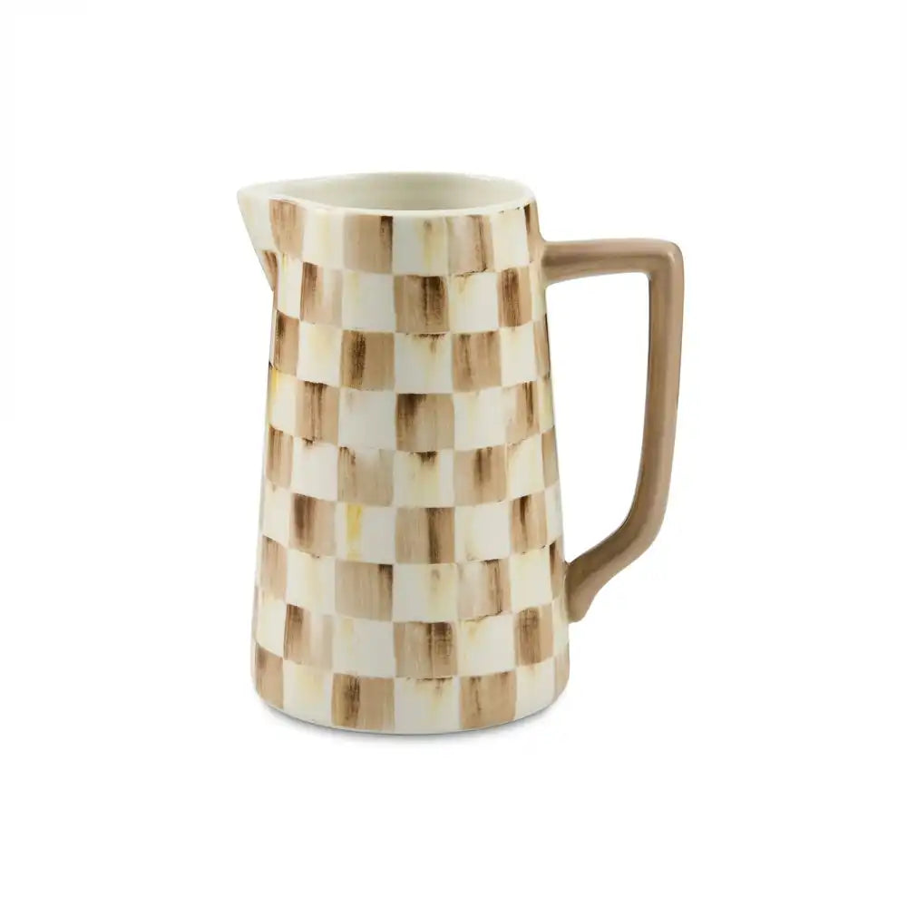 Courtly Check Farmhouse Pitcher