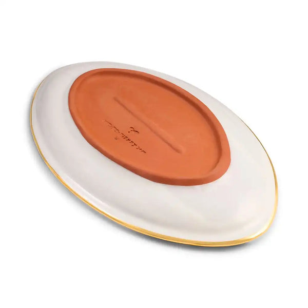 Courtly Check Football Platter