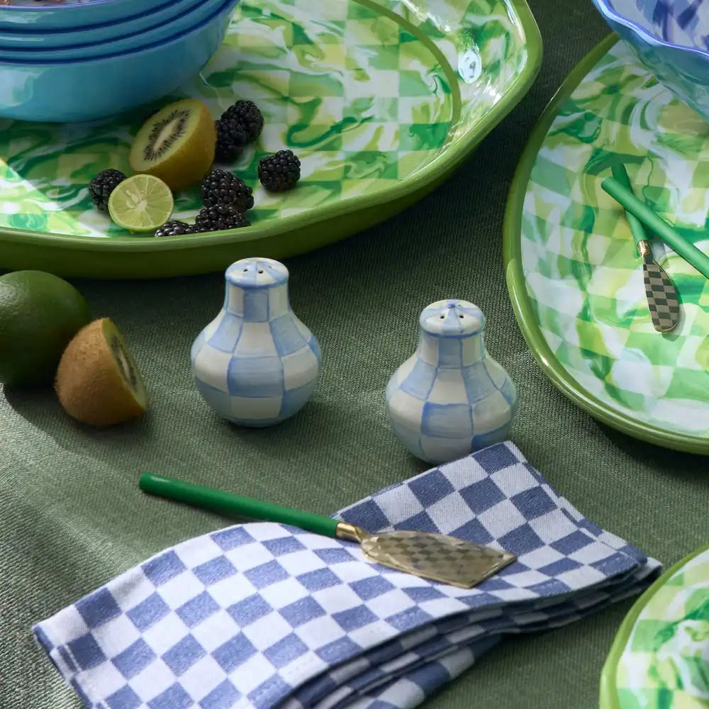 Courtly Check Large Salt & Pepper Shakers