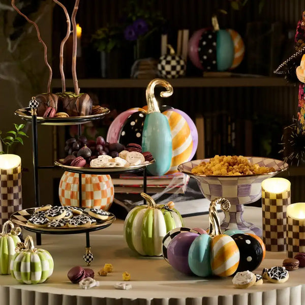 Whimsy Patchwork Small Squashed Pumpkin
