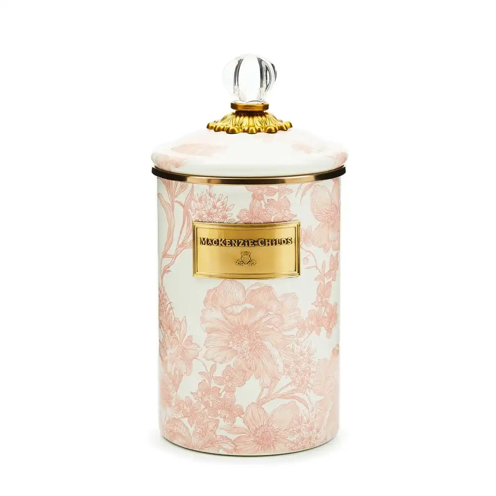 Rosy English Garden Small Canister