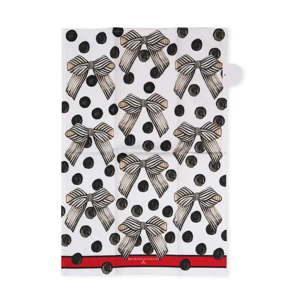 Pretty as a Bow Printed Dish Towel Main image