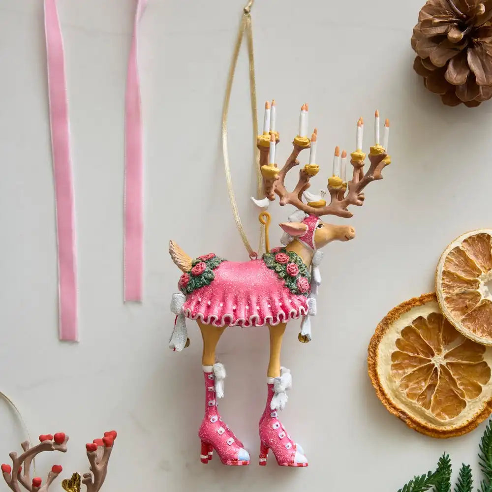 Patience Brewster Dash Away Vixen Reindeer Ornament