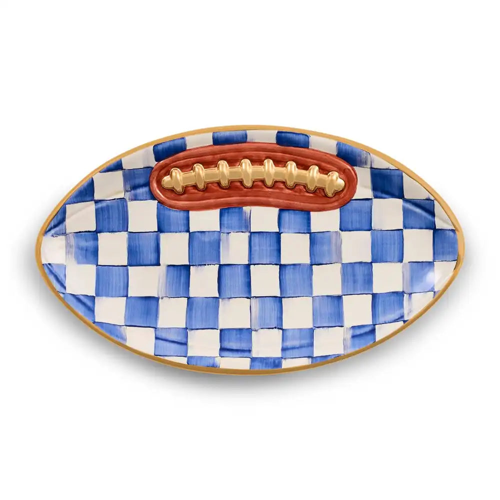 Courtly Check Football Platter