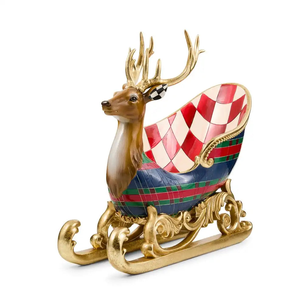 Timeless Tartan Deer Sleigh Main image