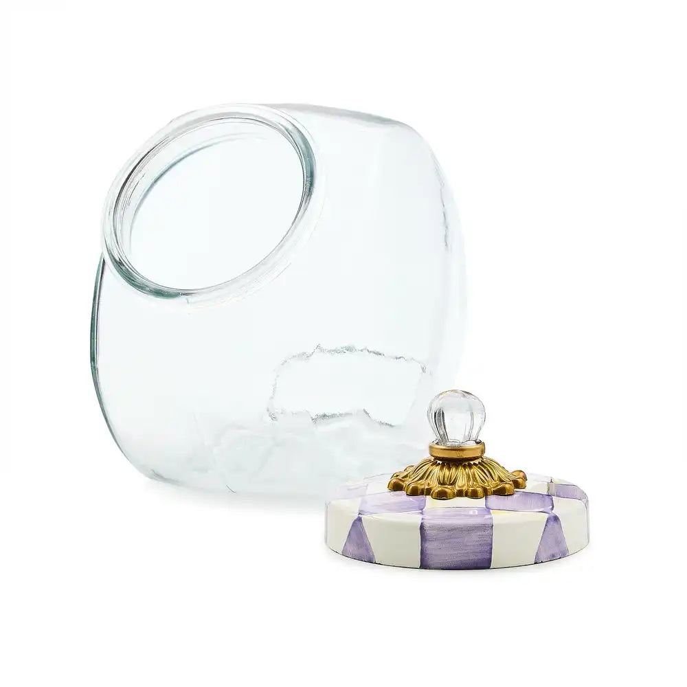 Cookie Jar with Courtly Check Lid
