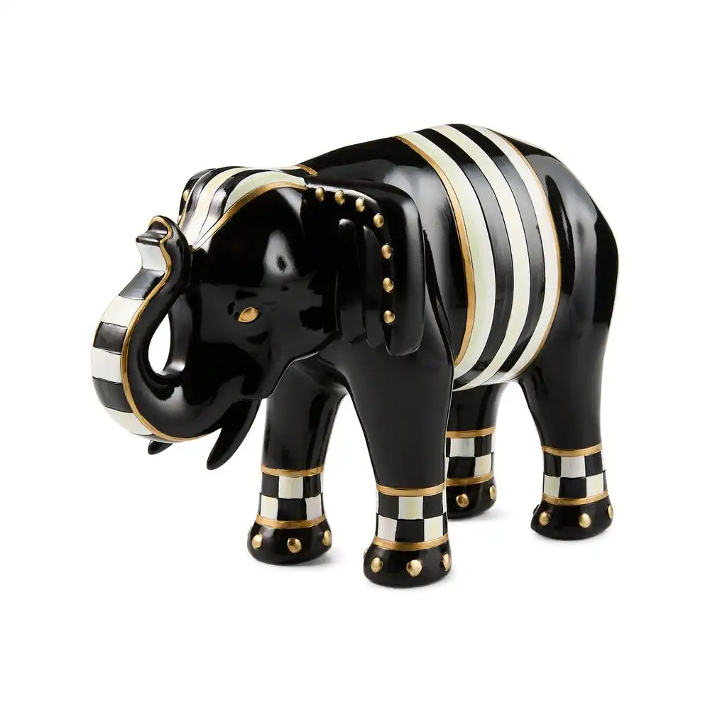 Courtly Check Elephant Figurine Main image