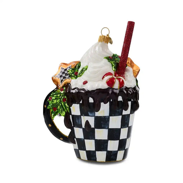 Hot Coco Glass Ornament