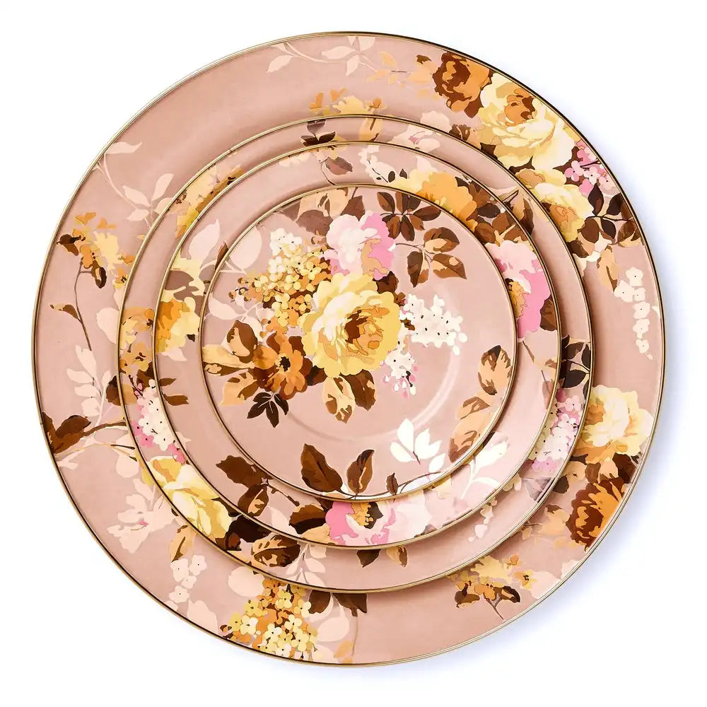 Wild Rose Mauve Dinner Plate